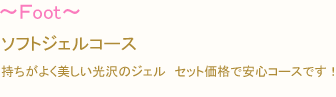 ソフトジェルコース